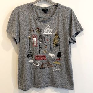 J. Crew London-inspired Graphic Tee